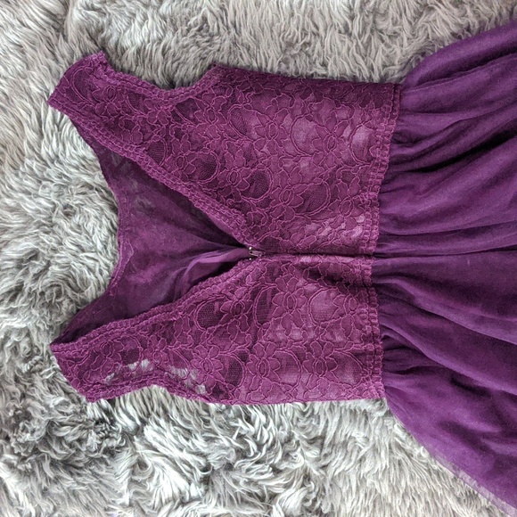 Mori Lee Bridesmaid Style 11100- Eggplant - Picture 8 of 8